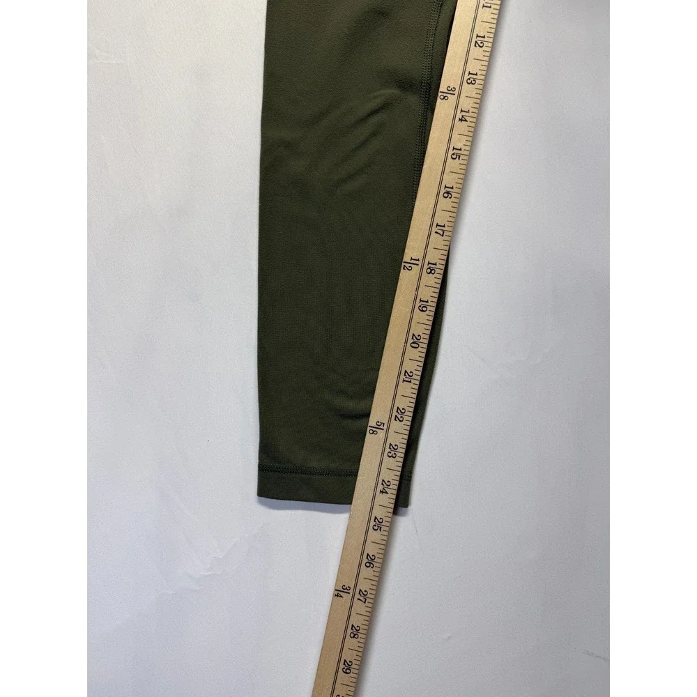Lululemon‎ Align Leggings Womens 0 Olive Green Logo High Rise Sweat Wicking Yoga